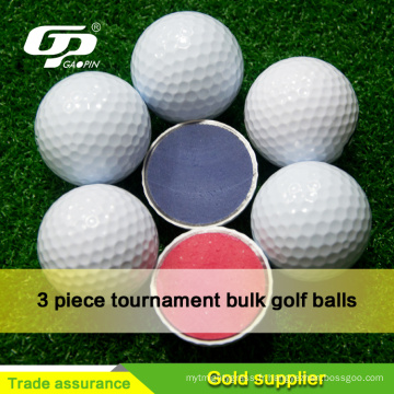 Balle de golf de haute qualité pour tournois 2/3/4 pièces surlyn et balles de golf PU